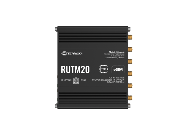 RUTM20 – Compact 5G Router vorne